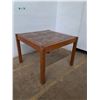 Image 4 : Vintage Danish Mid-Century Modern Teak Side Table 27"x27"x20.5" (cannot ship)