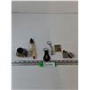 Image 1 : Empty Ink Vial, Bottle/Can Opener, Scotiabank & Canada Day Keychain, Matchbox and Lighter As-Is