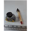 Image 2 : Empty Ink Vial, Bottle/Can Opener, Scotiabank & Canada Day Keychain, Matchbox and Lighter As-Is