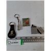 Image 5 : Empty Ink Vial, Bottle/Can Opener, Scotiabank & Canada Day Keychain, Matchbox and Lighter As-Is