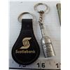 Image 6 : Empty Ink Vial, Bottle/Can Opener, Scotiabank & Canada Day Keychain, Matchbox and Lighter As-Is