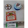 Image 4 : (2) Pepsi-Cola Envelopes, Standard Lager Beer Cover, King's Men Pin 1986, Spitfire Wooden Yoyo Works