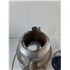 Image 6 : Blue and Silver Oil/Kerosene Lanterns No Glass As-Is
