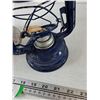 Image 8 : Blue and Silver Oil/Kerosene Lanterns No Glass As-Is
