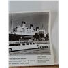 Image 3 : World's Longest Limo Beside Queen Mary Ship Picture, Texaco Metal Sign