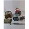 Image 9 : (3) Tin Canisters, Red Rose Tea, Riley's Variety Toffee, Ben Hur Tomato Catsup