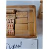 Image 10 : Wooden Domino Set and Butter Press