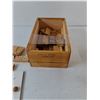 Image 7 : Wooden Domino Set and Butter Press