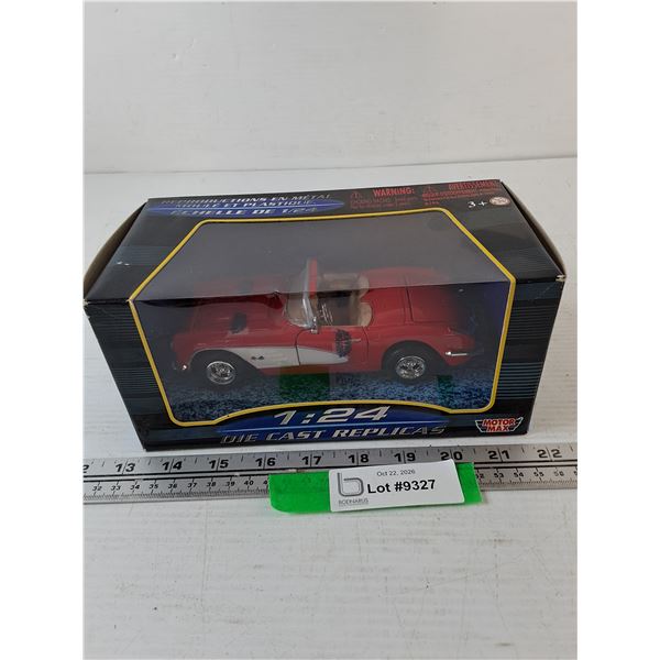 Motor Max Die Cast Replica 1:24 Scale 1959 Corvette In Box Sealed