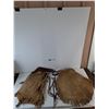 Image 1 : Leather Half Chaps Riding Chinos with (4) Straps As-Is