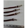 Image 9 : Leather Half Chaps Riding Chinos with (4) Straps As-Is