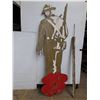 Image 3 : *Hand Painted Wooden Silhouette Of A World War I Soldier 68"x23" (cannot ship)