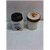 Image 2 : (4) Small Milk Glass Containers,(3) Small Pyrex Casserole Dishes (no lids),Vintage "Leave a Note" Bo