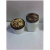 Image 3 : (4) Small Milk Glass Containers,(3) Small Pyrex Casserole Dishes (no lids),Vintage "Leave a Note" Bo