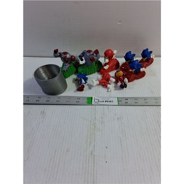 McDonald's Sonic the Hedgehog Toys and Classic Slinky Toy