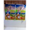 Image 1 : (2) Walt Disney "Beauty and the Beast" Laminated Movie Posters 18"x27"