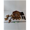 Image 1 : German Cuckoo Clock Untested As-Is Good Condition