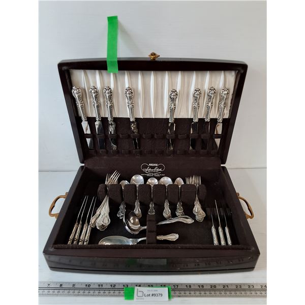 ^Pacific Silver Cloth Sterling Silverware Utensils, Assorted Cutlery,Incomplete Set *see description