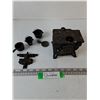 Image 1 : Miniature Queen Cast-Iron Toy Stove, Matching Cookware Accessories