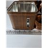Image 2 : (4) Spice/Herb, Tea & Coffee Metal Storage Container Bins with Lids