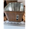 Image 4 : (4) Spice/Herb, Tea & Coffee Metal Storage Container Bins with Lids