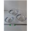 Image 1 : (3) Pyrex Corning Bowls with Floral Patterns
