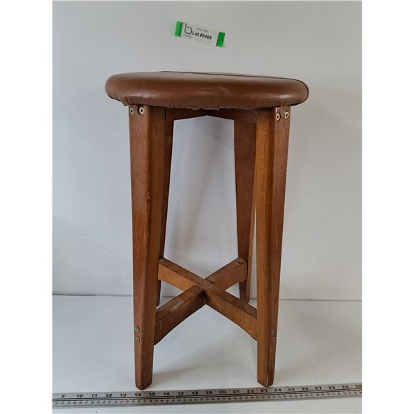 Wooden Stool 21  Tall, Pickup Only