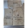 Image 2 : (5) Canvas Moneybags As-Is, BMO, RBC, Royal Canadian Mint