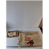 Image 1 : (3) Canvas Bags, (1) Canvas Banner, Sealer Wheeler Seeds, Robin Hood Flour, Koolah