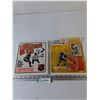 Image 1 : Starting Lineup 1994 Edition Doug Gilmore Figure Sealed and NHL Commemorative Stamp Collection