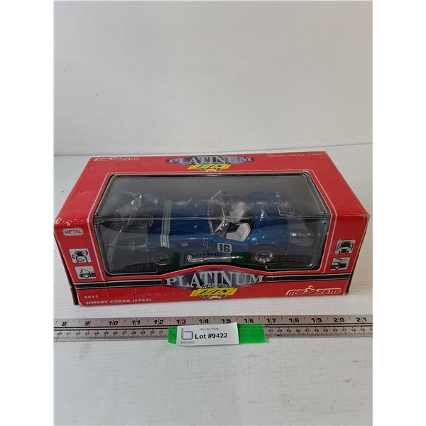 Majorette Platinum Shelby Cobra 1964 Scale Model 1:18 Car In Box