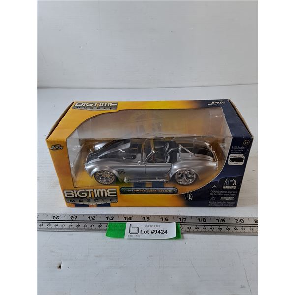 Big Time Muscle Jade Toys 1:24 Scale 1965 Shelby Cobra Model In Box