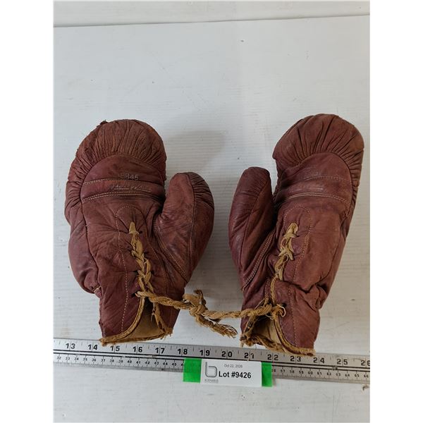 Winn Well Leather Boxing Gloves