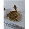 Image 2 : (2) Brass Ashtrays