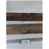 Image 3 : (2) Wooden Level Boards As-Is