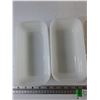 Image 2 : (2) Fire King Baking Dishes with Lids