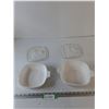 Image 1 : (2) Corning Ware Casserole Dishes with Lids