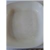 Image 4 : Corning Ware Casserole Dish, White with Blue Floral Accents