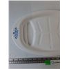 Image 3 : Corning Ware Serving Tray Dish, White with Blue Floral Accents
