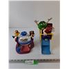 Image 1 : Red & Yellow M&M and Green & Red M&M Roller Coaster Dispensers