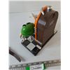 Image 3 : Red & Green M&M Jukebox Dispenser and Red M&M 1994 Watch As-Is