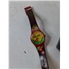 Image 5 : Red & Green M&M Jukebox Dispenser and Red M&M 1994 Watch As-Is