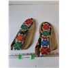 Image 1 : Pair of Moccasin Slippers ~Size 8 Women's As-Is