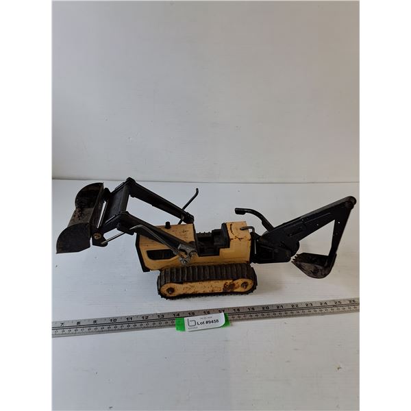 Metal Tonka Track Front End Loader Backhoe Bulldozer As-Is