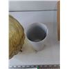 Image 2 : Amber Glass Globe Hanging Lamp Cover, Tent Stove Chimney Pipe Mesh