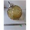 Image 5 : Amber Glass Globe Hanging Lamp Cover, Tent Stove Chimney Pipe Mesh