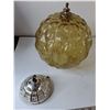 Image 7 : Amber Glass Globe Hanging Lamp Cover, Tent Stove Chimney Pipe Mesh