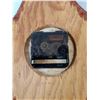 Image 9 : Christian Religious Clock with Wooden Cross Body and Religious Iconography Untested As-Is