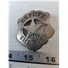 Image 2 : Metal Old West-Style Replica Deputy Sheriff Badge As-Is