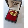 Image 4 : Size 10 Metal Ring with Mother of Pearl Stone in Garnet Topping Box, with Peoples Box